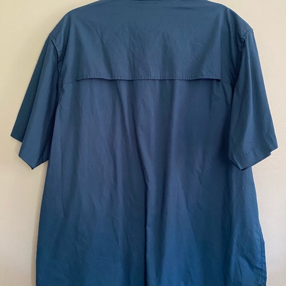 RED HEAD BRAND Men’s Mesh Lined Fishing /Tackle / Sport Shirt -Blue Size XL - Picture 5 of 11
